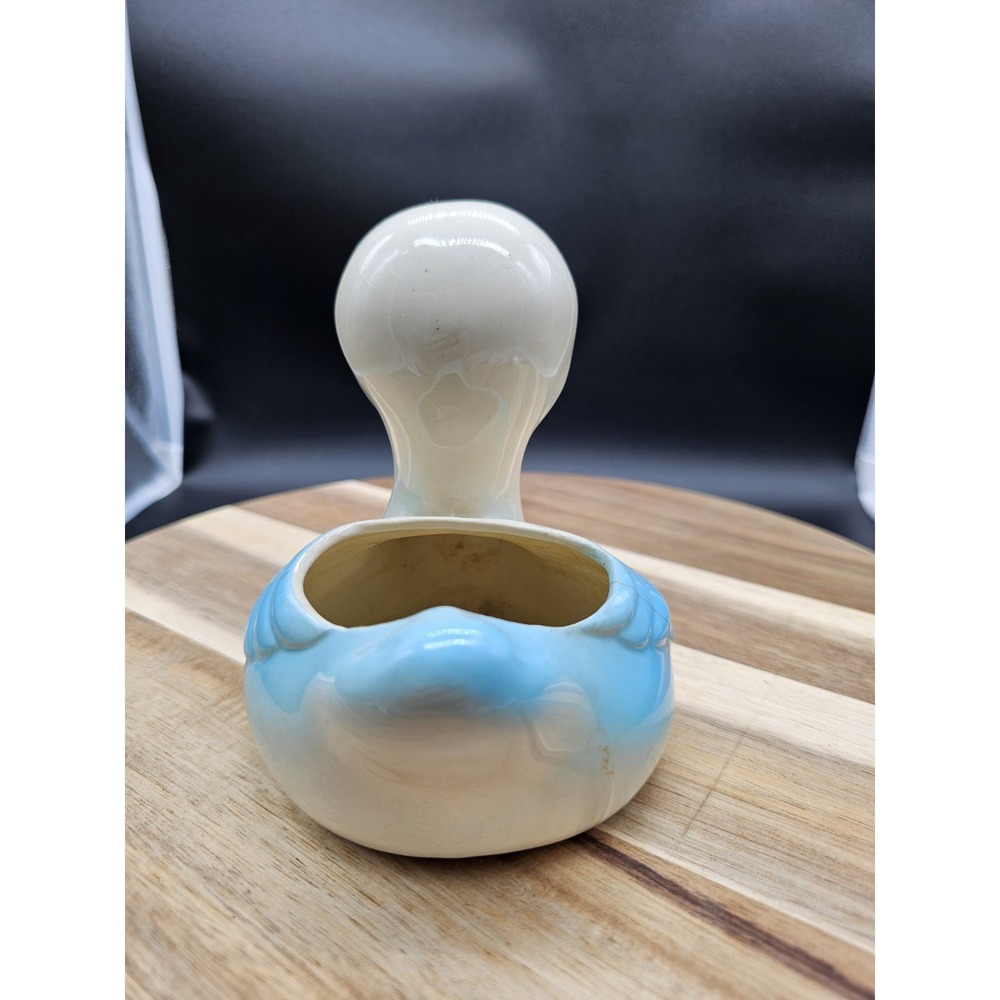 Vintage Shawnee Ceramic Duck Duckling Planter Vase 1950's Mid Century Modern - Picture 4 of 7